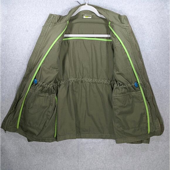Crazy 8 Green Military Style Jacket for Girls, Size XL 14  100% Cotton - Picture 6 of 14